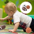 thumbnail image 2 of CIMAXIC 3 Pcs Mini Ballons Basketball Soccer Soccer Rugby pour Enfants, 4.13"X4.13"X4.13 Pouces, 2 of 5
