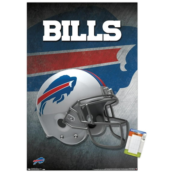 NFL Buffalo Bills - Helmet 16 Wall Poster, 14.725" x 22.375"