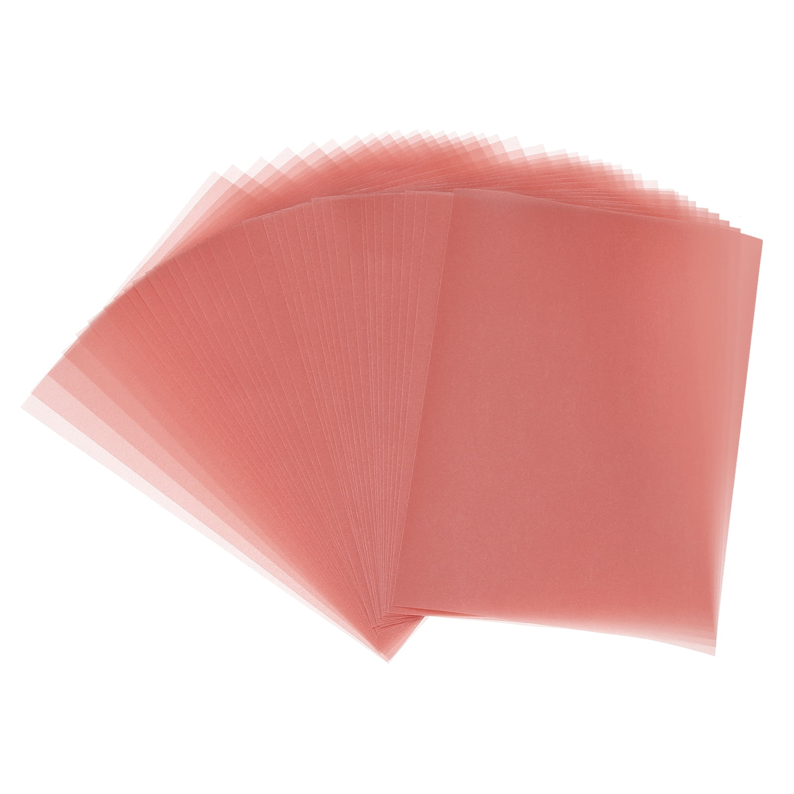 65 Sheets Vellum Paper 5x7, Vellum Paper Printable Translucent Paper 100GSM for Invitations Printing, Red