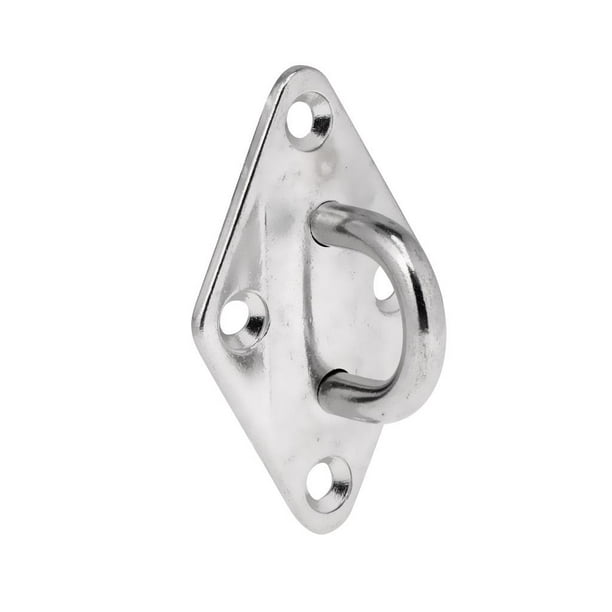 Amarre de placa de ojo de diamante de acero inoxidable de 5 mm/6 mm/8 mm para barco marino y velero 8mm