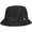 Black, variant on CoCopeaunts Women Bucket Hat Spring Autumn Linen Breathable Sun Shade Big Flower Decoration Belt Fashion Monochrome Bucket Cap