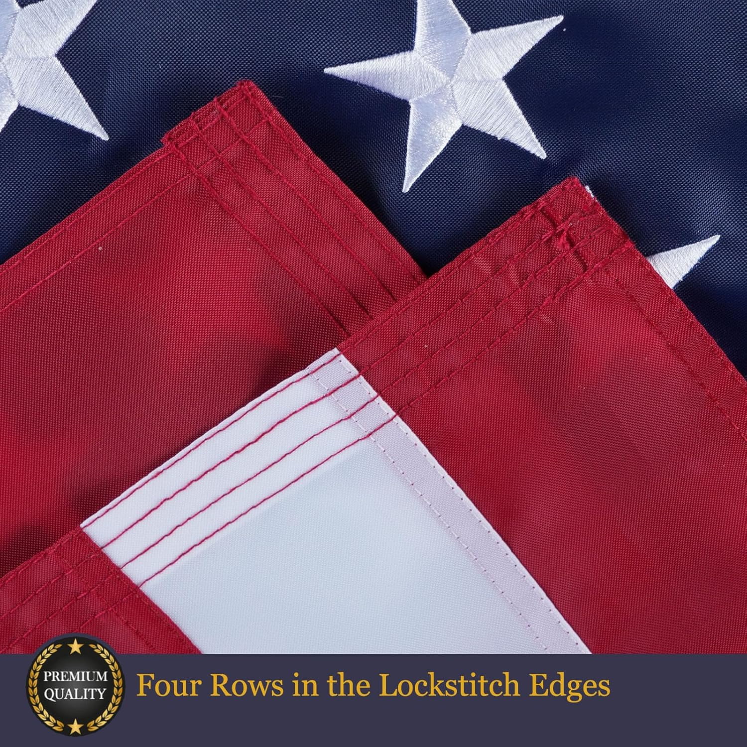 Lanola Betsy Ross Flag 3x5 Feet Embroidered 13 Star American Flags for 250th Anniversary Heavy Duty Outdoor Colonies Banner for Outside