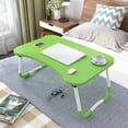 thumbnail image 4 of Foldable Multifunctional Laptop Desk with Storage Drawer, Tablet/Phone Slot & Cup Holder - Ideal for Bed, Sofa Use as Breakfast Table, Gaming Desk or Study Station, Space-Saving Design with Stable, 4 of 5