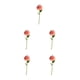 thumbnail image 3 of Bearachild 10 Uds. Flor de simulación redonda de seda color Rosa intenso, 3 of 6