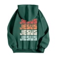 thumbnail image 3 of MHFRRA Sudaderas Casuales para Hombre para Uso Diario, Sudaderas Estampadas de Corte Relajado para Otoño E Invierno, Fáciles de Cuidar, Elegantes y Cómodas Verde oscuro, 3 of 4