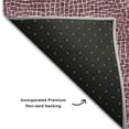 thumbnail image 6 of Dalyn Rugs Premium Machine Washable Mayfield AMF1057 Eggplant 1'8" x 2'6" Rug, 6 of 6