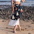 thumbnail image 6 of Christmas Tree Chic Chiffon Beach Skirt with Polyester Straps - for the Beach, 6 of 6