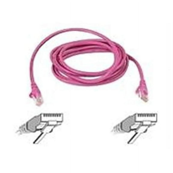 Patch Cable Rj45M-Rj45M; 7 Pink