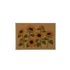 Gumesh Floral Welcome Doormat for Spring-Outdoor Entrance Faux,Coir Entryway-Rug Non Slip Dirt rapping Indoor,Outside Porch 16x24Inch