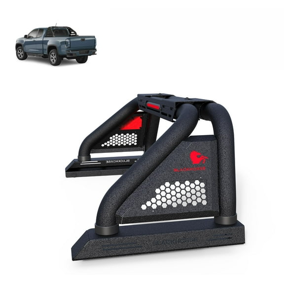 Black Horse Classic PRO Roll Bar Modular Textured Black Compatible with 2019-2024 Ford Ranger-RB08MT
