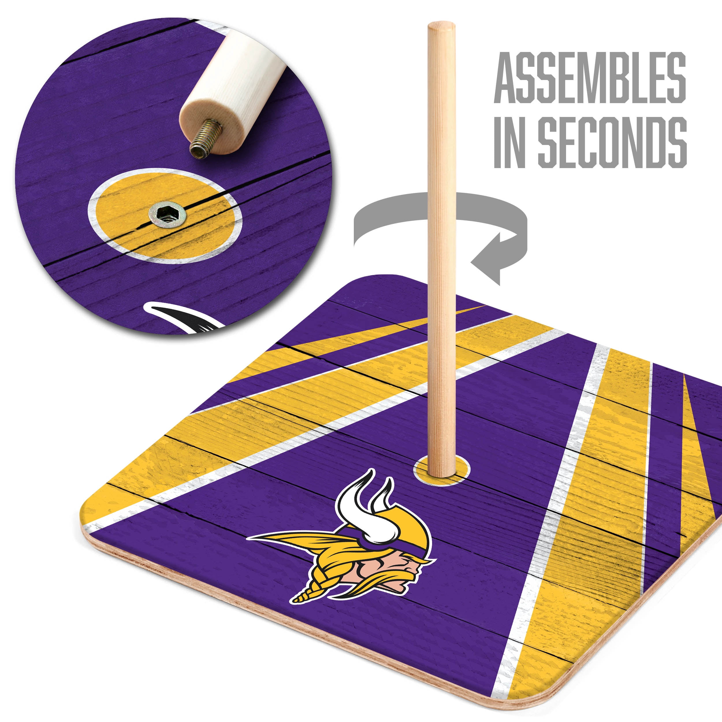 YouTheFan NFL Minnesota Vikings HorseShoe Bags