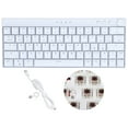 thumbnail image 2 of Mechanical Keyboard, Ergonomic Layout Wired Mechanical Keyboard 64 Key RGB Backlight  for Office Blue Switch,Linear Action Switch,Red Switch,Brown Switch, 2 of 7