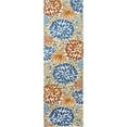 thumbnail image 2 of nuLOOM Monique Floral Indoor/Outdoor Blue 2' 6" x 8' Modern Runner Rug, 2 of 9
