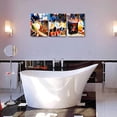 thumbnail image 4 of Abstract Wall Art Decor Oil Paintings Wall Art for Living Room Bathroom Picasso Style Geometric Wall Decoration 3 Piece 12X16 Art Works, 4 of 6