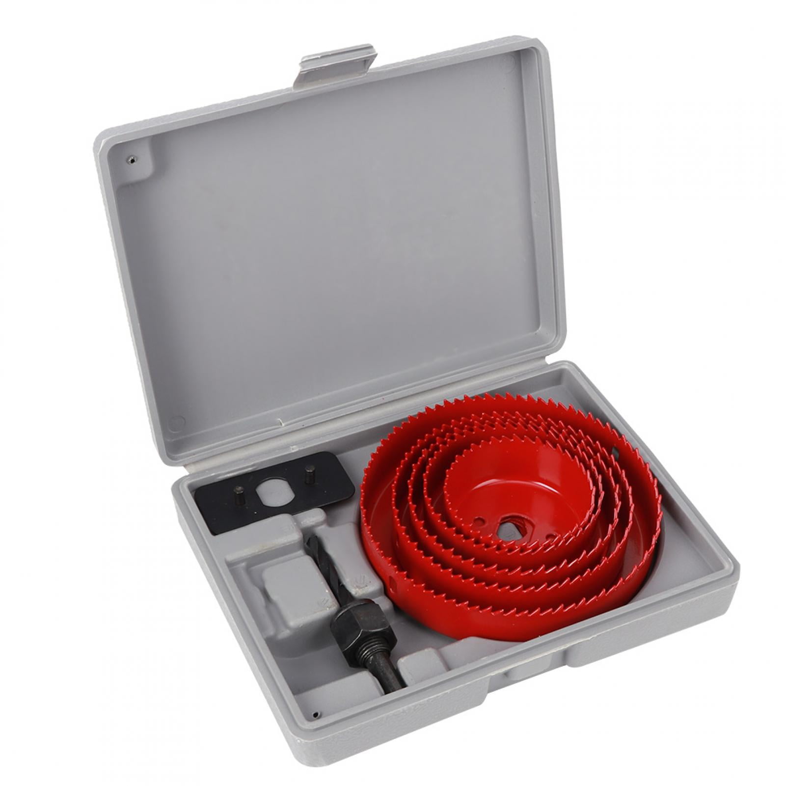 Red Wrench Plastic Box Gasket Density Board for Gypsum Board PVC Pipes Aluminum Board 0.5mm Hole Opener Hole Punch Set Red Wrench Plastic Box Gasket Density Board for Gypsum Board PVC Pipes Aluminum Board 0.5mm Hole Opener Hole Punch Set