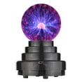 thumbnail image 1 of Labymos 3 Inch Plasma Ball Lamp Light Touch Sensitive Nebula Thunder Electric Globe Science Educational, 1 of 8