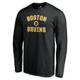 thumbnail image 2 of Men's Black Boston Bruins Victory Arch Long Sleeve T-Shirt, 2 of 3