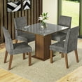 thumbnail image 2 of Juego de Comedor con Mesa Tablero de Vidrio y 4 Sillas Anne Madesa, 2 of 9