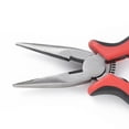 thumbnail image 2 of 1pc Carbon Steel Jewelry Pliers Wire Cutter Pliers Chain Nose Pliers Polishing Gunmetal 135mm, 2 of 5