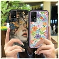 thumbnail image 2 of LYM-Phone Case For TCL 40XL/40T/T608D/Lively Jitterbug Smart4, TPU Anti-dust Anti-knock Protective Phone Pouch Graffiti Full wrap Fashion Design Shockproof Silicone Cute Durable flower, 2 of 9