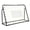 Black/Optic Yellow, variant on Franklin Sports Soccer Rebounder 12 ft x 6 ft Steel Silver Ground Stakes Tournament Rebounding Net Training
