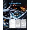 thumbnail image 4 of Wireless CarPlay Adapter - Fast & Stable Connection for Carplay Wireless Adapter Convert Factory Wired to Wireless CarPlay Dongle Plug & Play Car Play Fit for iPhone iOS 10+ (Gold), 4 of 9