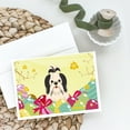 thumbnail image 2 of Easter Eggs Shih Tzu Black White Greeting Cards and Envelopes Pack of 8, 2 of 2