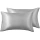 thumbnail image 1 of RV Funda de almohada de satén de seda para cabello y piel (gris claro, 20 x 36 pulgadas) Sincero Electrónica, 1 of 5