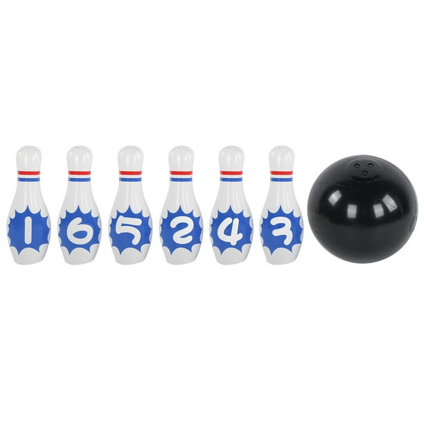 TD® Mini Jeu de Bowling 10 Quilles + 1 Balle et 1 Tapis/ Jeu Bowling E –