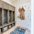 thumbnail image 4 of Adjustable Silver Over The Door Hooks - 3-Piece Door Hanger Set for Clothing and Accessories, Perfect for Home & Office - Includes 1 Large, 1 Medium, 1 Small Door Rack, 4 of 9