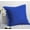 Blue, variant on 1 Pair 2 Pieces Euro Pillow Shams 26" x 26" + 1.5" Hem Purple Machine Wash Dry
