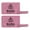 Pink, variant on ThisWear Funny Luggage Tags for Women Keep Calm Nana Will Take Care Of It 2-pack Laser Engraved Leatherette Luggage Tags Pink