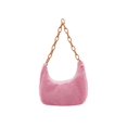 thumbnail image 1 of Bolsa Retro Mujeres Felpa Hobos Underarm Bag Otoño Acrílico Cadena (Rosa) Ehuebsd Para Estrenar, 1 of 8