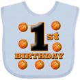 thumbnail image 3 of Inktastic 1st Birthday Basketball Boys or Girls Baby Bib, 3 of 4