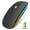 black, variant on YOPTOP Rechargeable Wireless Mouse 2.4GHz Slim Silent Click Wireless Optical Mouse Long Range Wireless Mouse for Laptop & PC Compatible with Mac MacBook Pro & MacBook Air etc,black