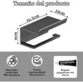 thumbnail image 2 of Porta Rollos Papel de Baño, Portarrollos Papel Higiénico con Soporte de Teléfono de Acero Inoxidable Sus 304 Resistente a La Corrosión Fácil de Instalar sin Taladro Accesorios de Baño, Hotel, Cocina, 2 of 4