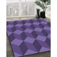 thumbnail image 2 of Ahgly Company Indoor Square Patterned Medium Slate Blue Area Rugs, 5' Square, 2 of 6
