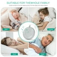 thumbnail image 6 of ORIA Portable White Noise Sound Machine, 10 Soothing Sounds, Small and Lightweight for Sleeping, Relaxation, Privacy, Study (Gray), 6 of 9