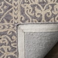 thumbnail image 4 of SAFAVIEH Suzani Rida Floral Bordered Runner Rug, Grey/Beige, 2'3" x 8', 4 of 7
