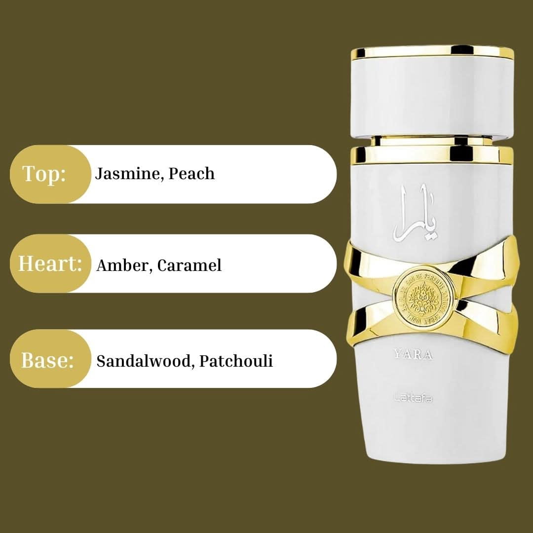 Yara Moi EDP Spray 100ML (3.4 OZ) By Lattafa | The Pinnacle of Feminine Perfumery. (PACK OF 3)