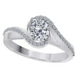 thumbnail image 2 of 3/4 Carat Diamond Engagement Ring In 10K Solid Rose,White & Yellow Gold, 2 of 3