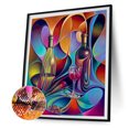 thumbnail image 1 of Cuadros Decorativos Pintura de diamantes 5D botellas de vino abstractas DIY cuadro de mosaico de cuentas cuadradas completas Tmvgtek embutido en tela, 1 of 9
