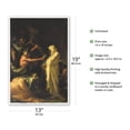 thumbnail image 2 of The Spirit of Samuel Appears to Saul at the House of the Witch Endor - Vintage Magic Poster by Salvator Rosa c.1668 - Master Art Print (Unframed) 13in x 19in, 2 of 4