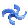 thumbnail image 4 of 4 Pcs. Pinces de Guidon en Aluminium 25,4mm à 31,8mm - Bleu, 4 of 8