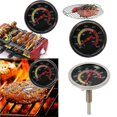 thumbnail image 3 of Termómetro de barbacoa de acero inoxidable con indicador de temperatura Termómetro de horno bimetálico de acero inoxidable 50-400 para barbacoa kaili Sencillez, 3 of 3