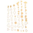 thumbnail image 4 of 54PCS Acrylic Template Stencil Template Set Clear Acrylic Pattern Stencil Mould Set Leather Craft Quilting Sewing Tool DIY, 4 of 8