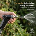 thumbnail image 2 of Aquoxis Pressure Washer, Handheld Power High Pressure Hose Nozzle - Duty Stainless Steel Power Washer Wand, 360° Rotating 3 Spray Modes with Foam Pot for Car Wash, Driveway & Patio Cleaning, 2 of 6