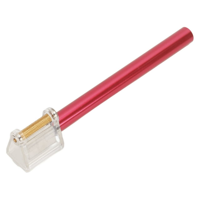 Leather Edge Roller Pen Applicator, Strong Corrosion Resistance Leather Edge Dye Pen For DIY Leather Rose Red