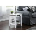 thumbnail image 6 of AFI Mission End Table with Charging Station, White, 6 of 8