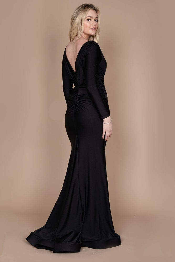 dylan & davids long sleeve formal fitted evening dress Dylan & Davids Long Quinceanera Dress Ball Gown– sheerdreamz main image 0